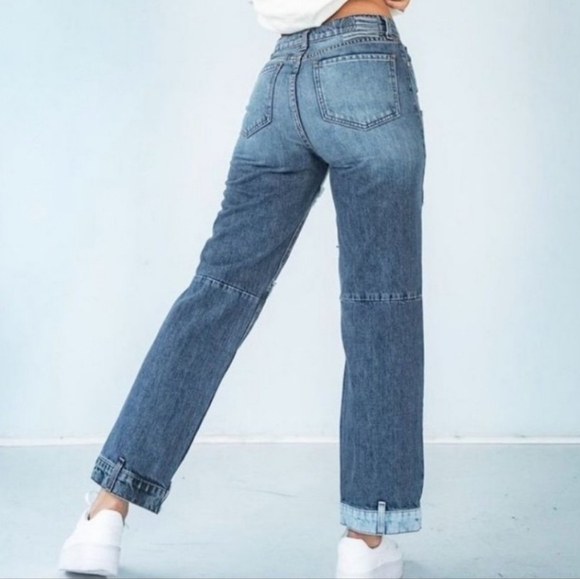 Revice Matchmaker Patchwork Love at First Sight Denim Jeans/Size 23 - Picture 16 of 16